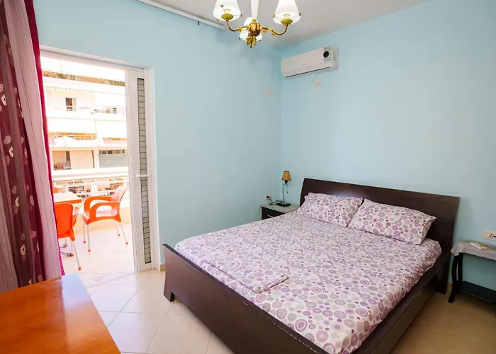 Apartamento Tolle Lage & Aussicht, 3 Min Zum Sarandë